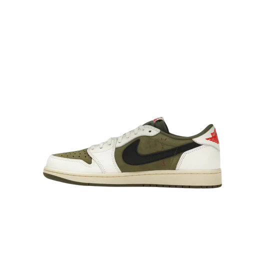 Jordan 1 Travis Scott Low Medium Olive