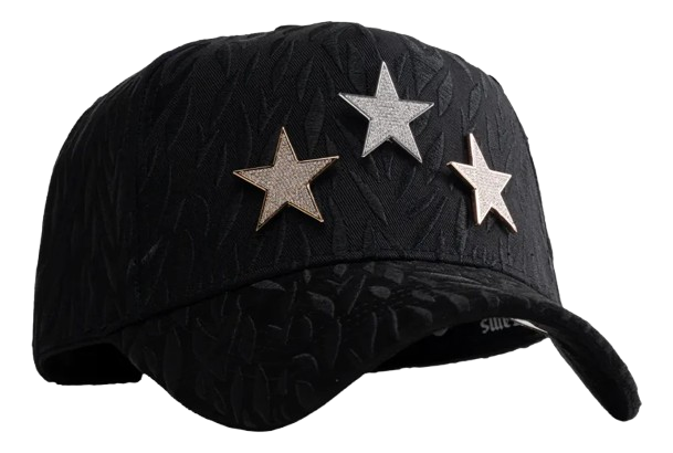 Gorra Barbas Hats Barbas X Ct Rockstar 3 Estrellas Original Negro Unitalla