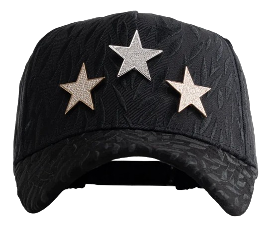 Gorra Barbas Hats Barbas X Ct Rockstar 3 Estrellas Original Negro Unitalla