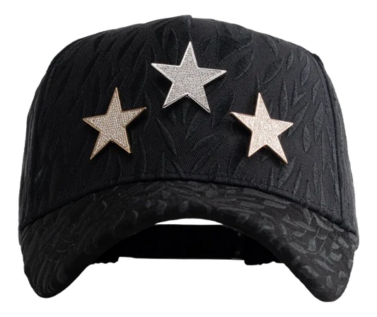 Gorra Barbas Hats Barbas X Ct Rockstar 3 Estrellas Original Negro Unitalla