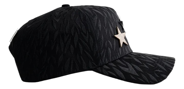 Gorra Barbas Hats Barbas X Ct Rockstar 3 Estrellas Original Negro Unitalla