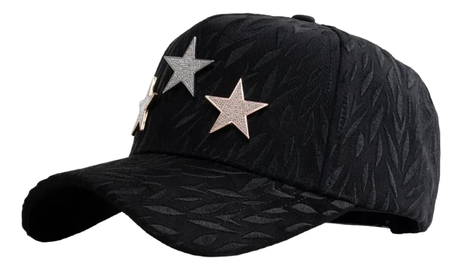 Gorra Barbas Hats Barbas X Ct Rockstar 3 Estrellas Original Negro Unitalla