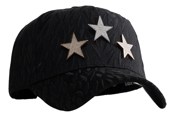 Gorra Barbas Hats Barbas X Ct Rockstar 3 Estrellas Original Negro Unitalla